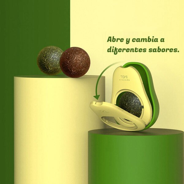 Juguete interactivo de palta giratorio para gato