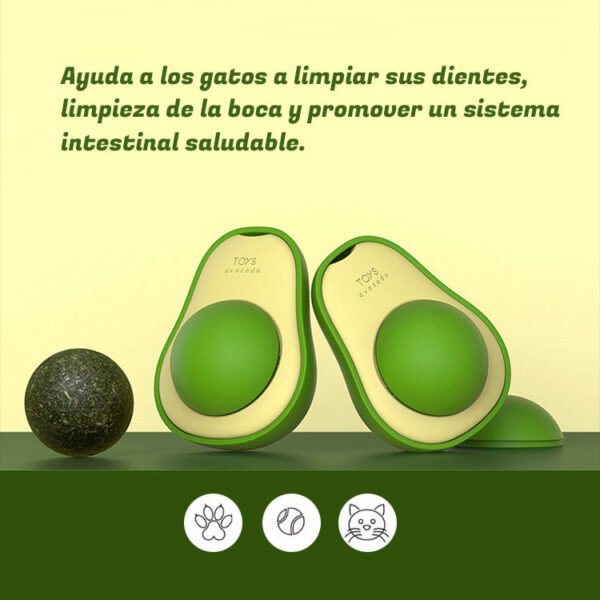 Juguete interactivo de palta giratorio para gato