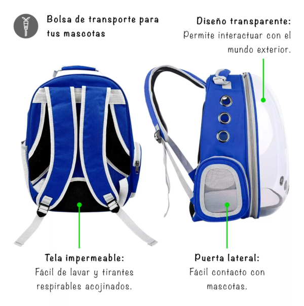 Mochila Bolso Transportador Para Mascotas